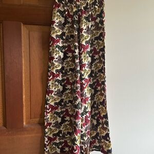 Funky Zebra Wide Leg Pants